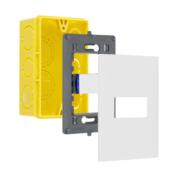 montagem caixa, suporte e placa pial plus+