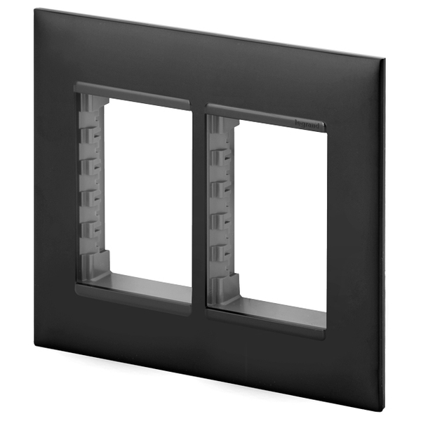 placa com suporte preta